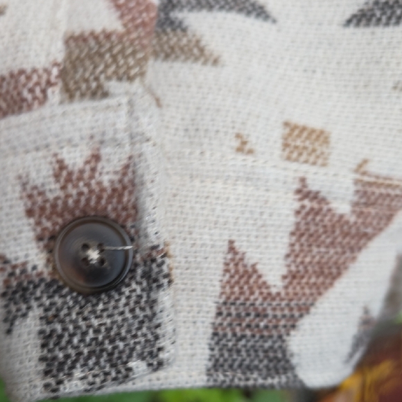 Aztec Print Long Shacket - NEW - Picture 9 of 11